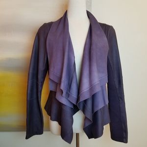 Bod & Christensen leather jacket medium Purple